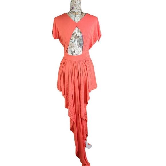 Goodtime USA Melon V Neck Long in the Middle Stretchy Mini Dress - Picture 7 of 11